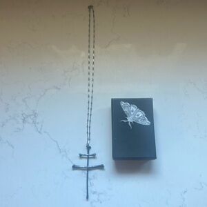 Bloodmilk Medium Lorraine Cross  Necklace original retired design gothic dark 🦇